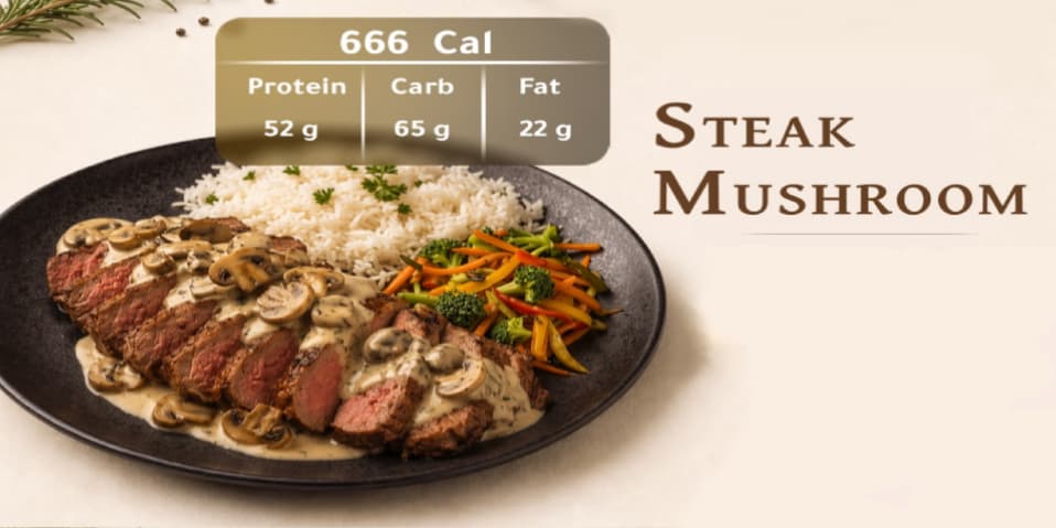 صورة وجبة Steak Mushroom من Balancaha